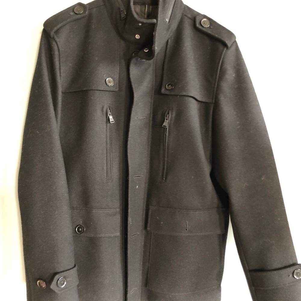 Black Wool Men’s Jacket